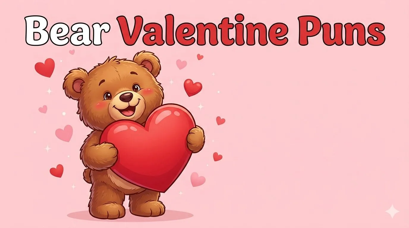 Bear Valentines Puns