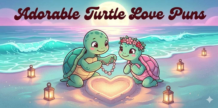  Adorable Turtle Love Puns
