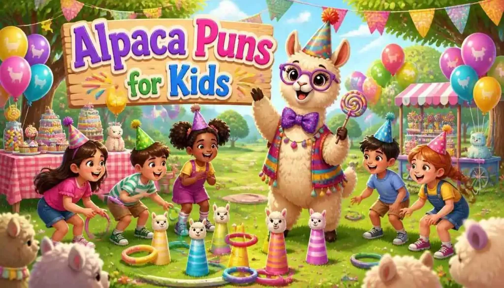 Alpaca Puns for Kids   