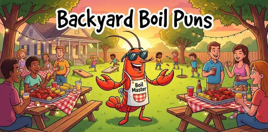 Backyard Boil Puns