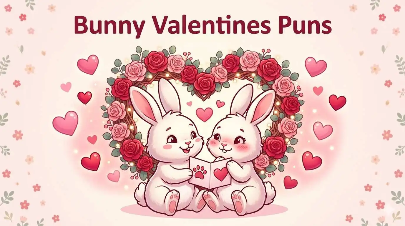 Bunny Valentines Puns