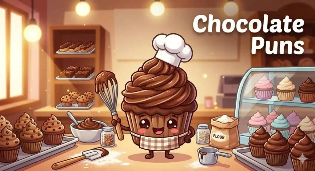 Chocolate Cupcake Puns
