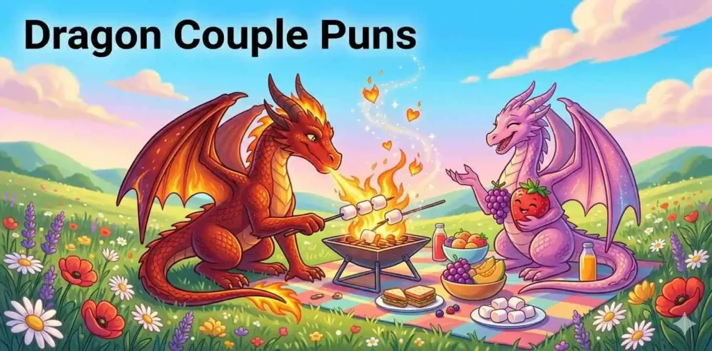 Dragon Couple Puns