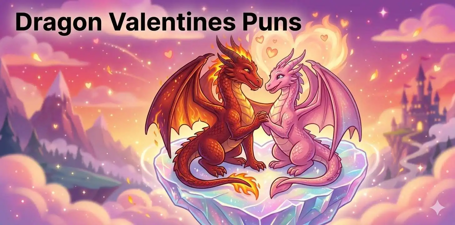 Dragon Valentines Puns