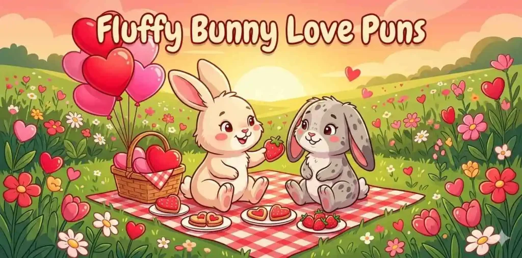 Fluffy Bunny Love Puns