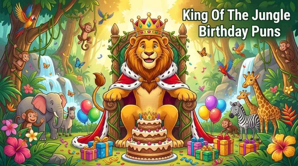 King Of The Jungle Birthday Puns
