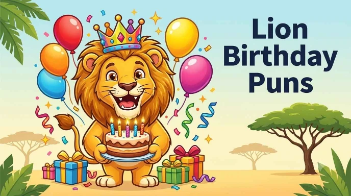 Lion Birthday Puns
