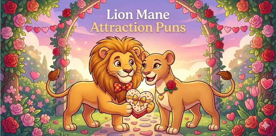 Lion Mane Attraction Puns