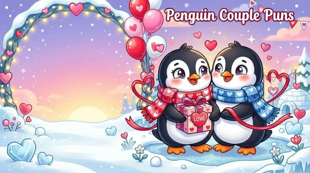 Penguin Couple Puns