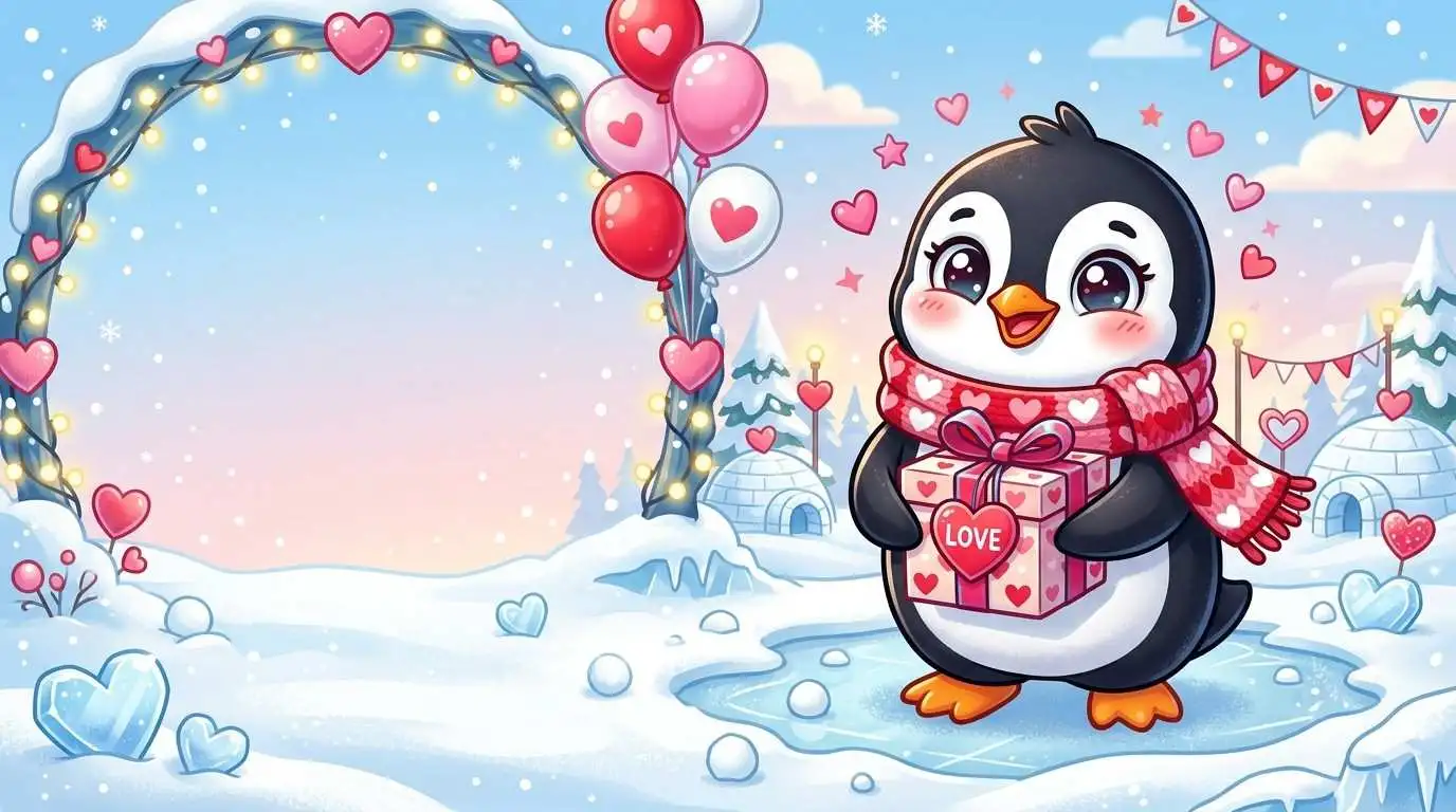 Penguin Valentines Puns
