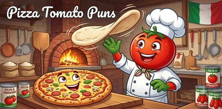 Pizza Tomato Puns