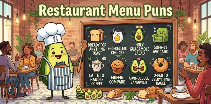 Restaurant Menu Puns       