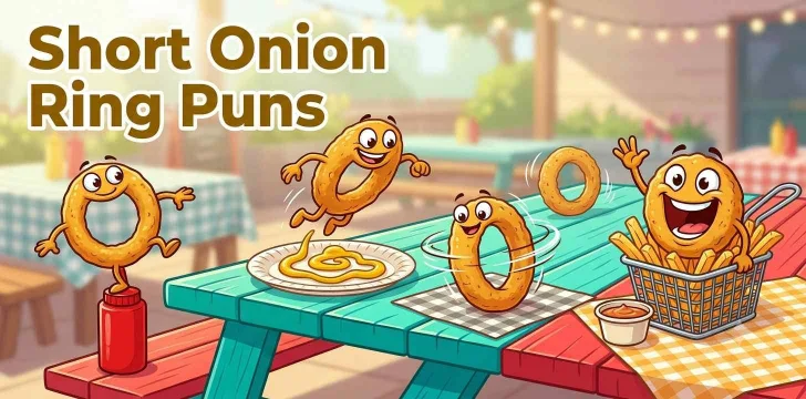 Short Onion Ring Puns