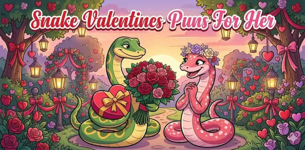 Snake Valentine Puns for Her