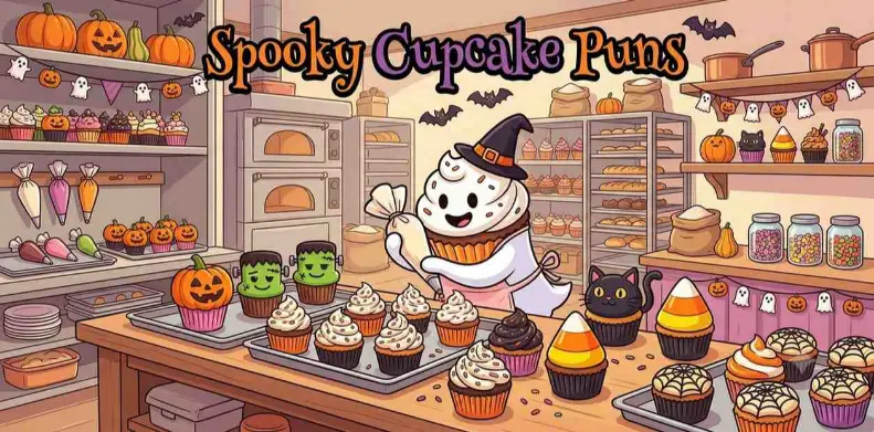 Spooky Cupcake Puns     
