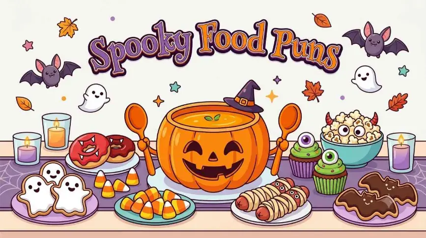 Spooky Food Puns