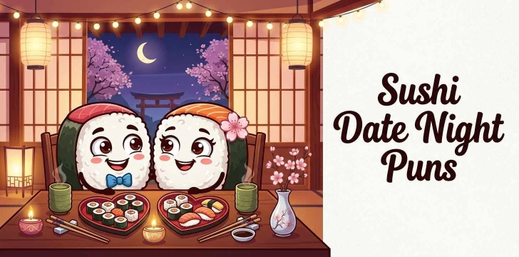 Sushi Date Night Puns       