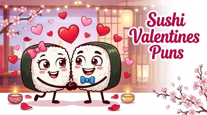 Sushi Valentines Puns