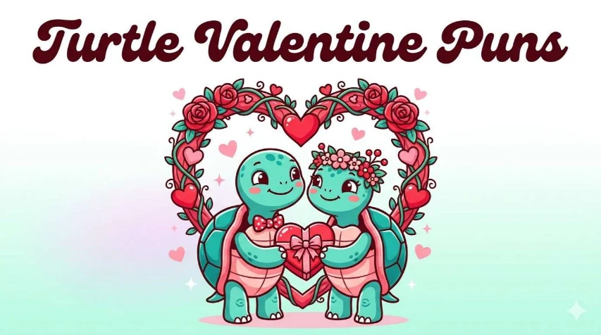 Turtle Valentine Puns