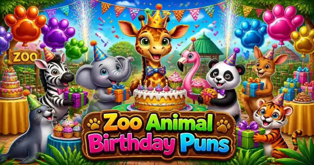 Zoo Animal Birthday Puns