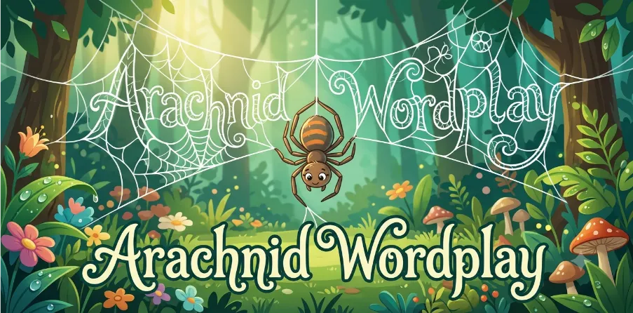 Arachnid Wordplay