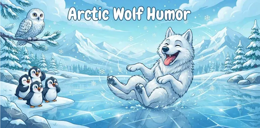 Arctic Wolf Humor        