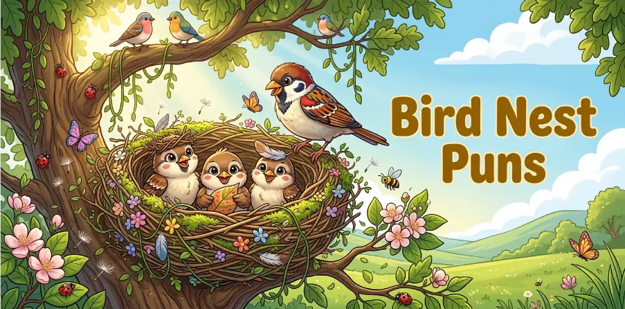 Bird Nest Puns