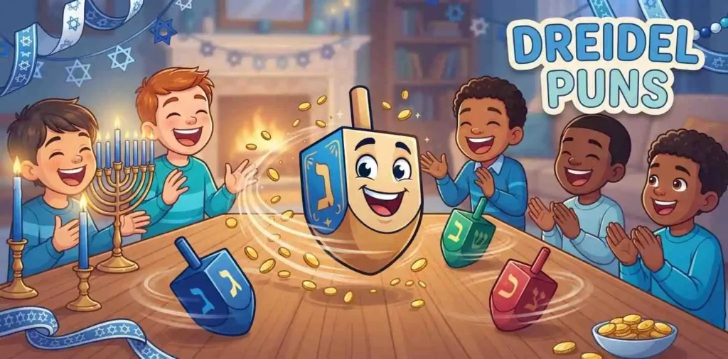 spinning dreidel fun
