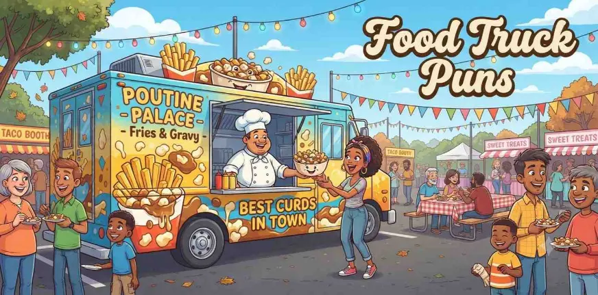 Food Truck Serving Poutine       