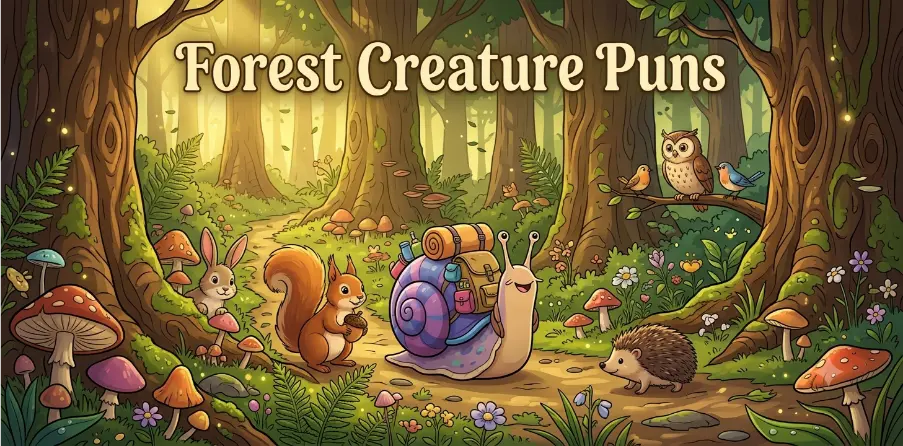 Forest Creature Puns