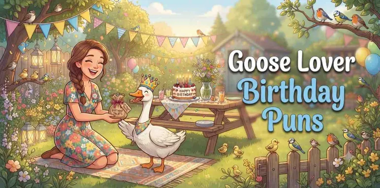 Goose Lover Birthday Puns