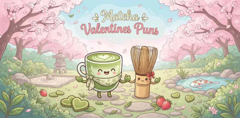 Matcha Valentines Puns