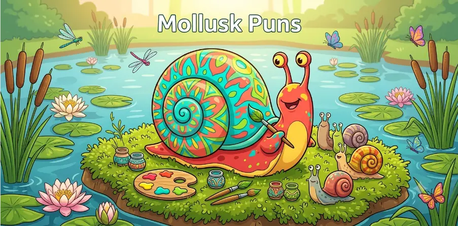 Mollusk Puns