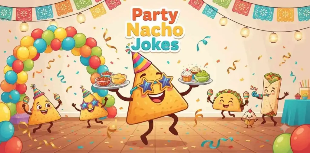 Nacho party with balloons