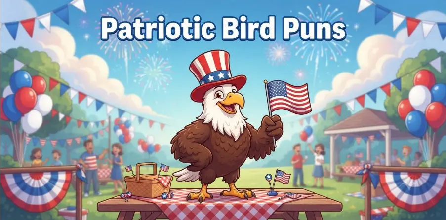 Patriotic Bird Puns