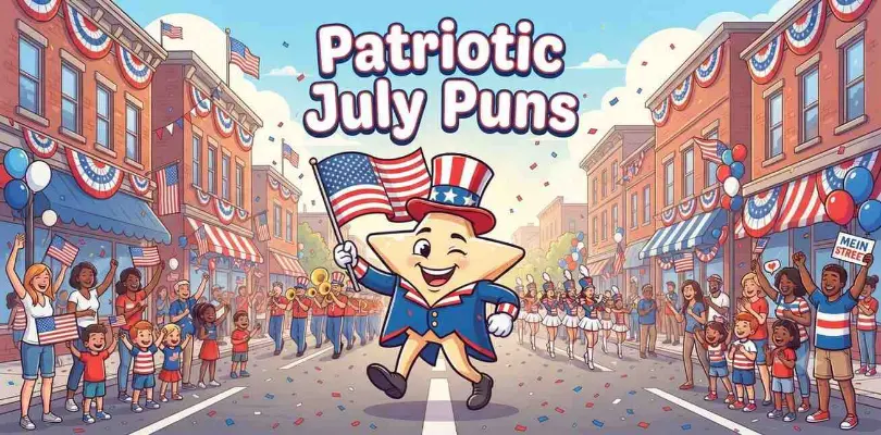 Patriotic July Puns