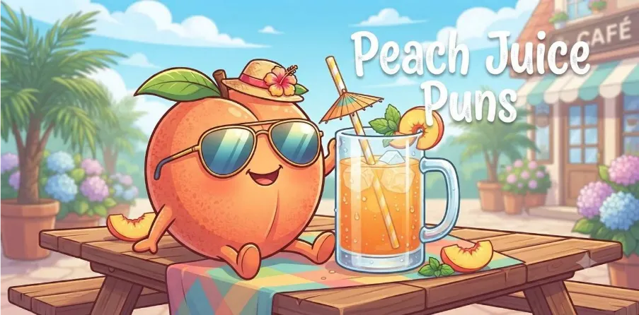 Peach Juice Puns