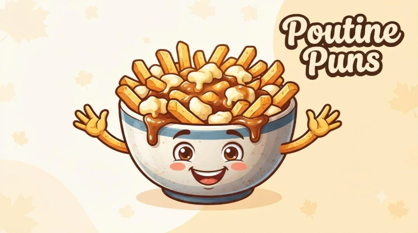 Happy poutine with cheese curds