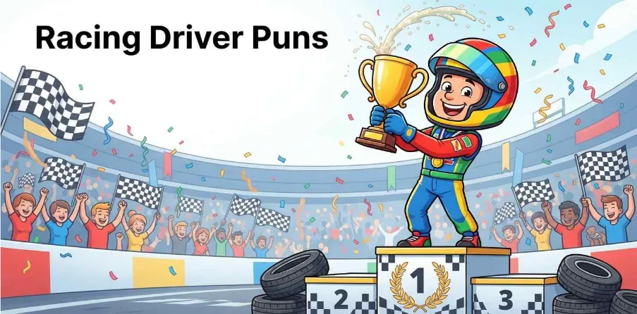 Racing Driver Puns