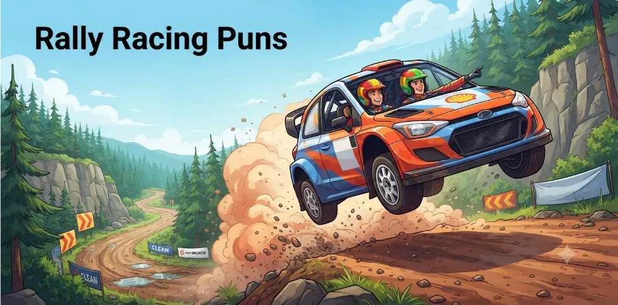 Rally Racing Puns        