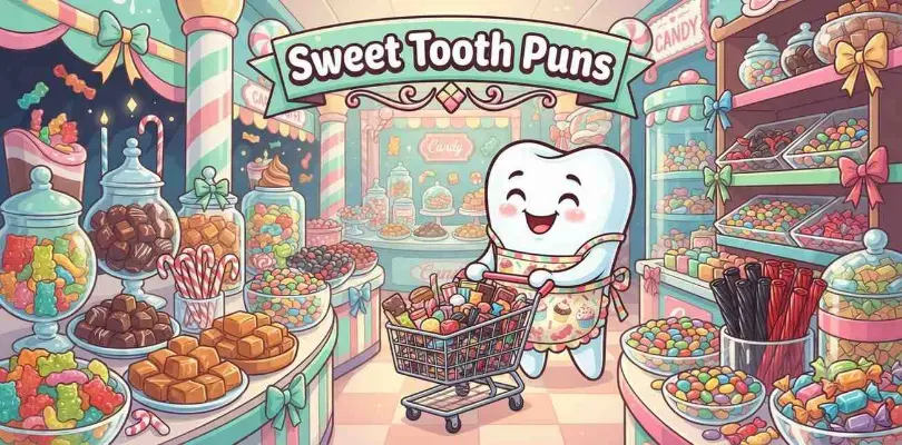Sweet Tooth Enjoying Colorful Candy