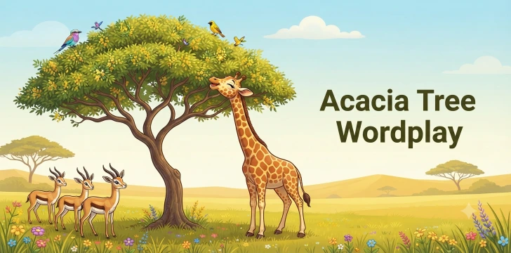 Acacia Tree Wordplay