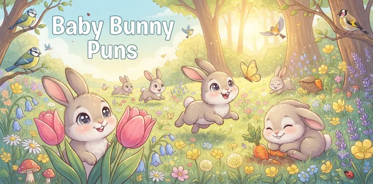 Baby Bunny Puns  