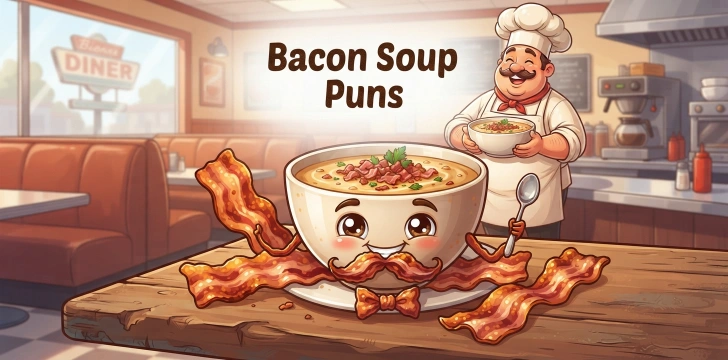Bacon Soup Puns