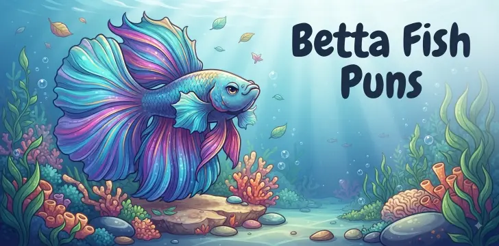 Betta fish inspire clever lines  
