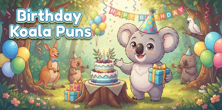 Birthday Koala Puns