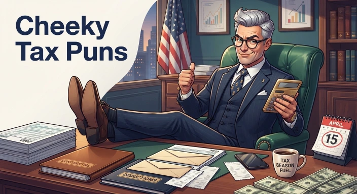 Cheeky Tax Season Puns  