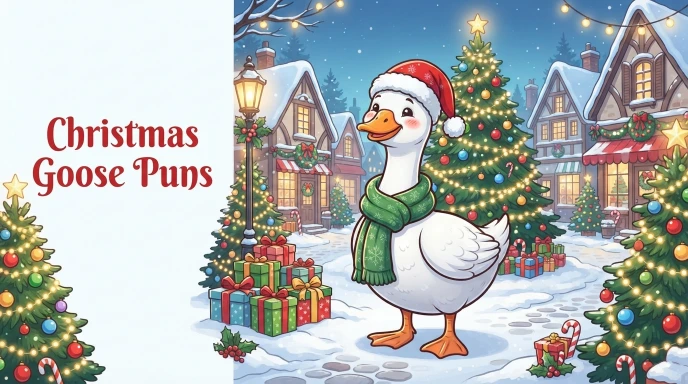 Christmas Goose Puns