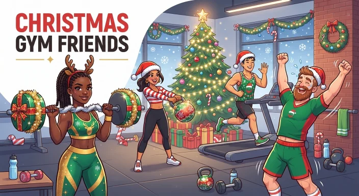 Gym Puns for Christmas Friends