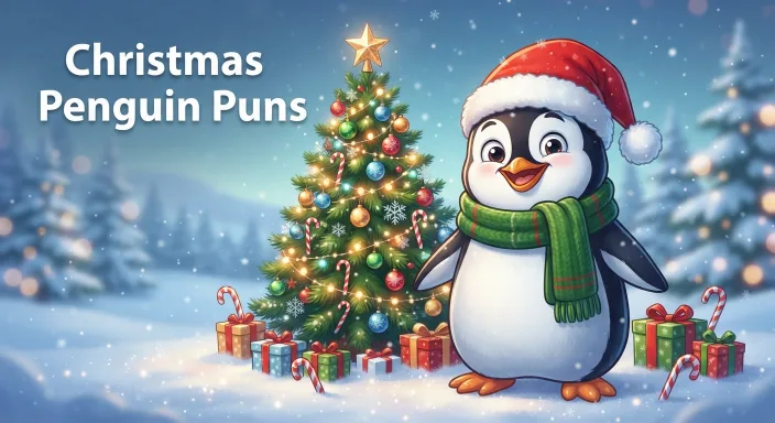 Christmas Penguin Puns